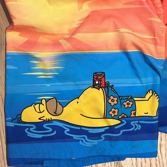 Homer Simpson Bathing Trunks - Picture 5 of 7